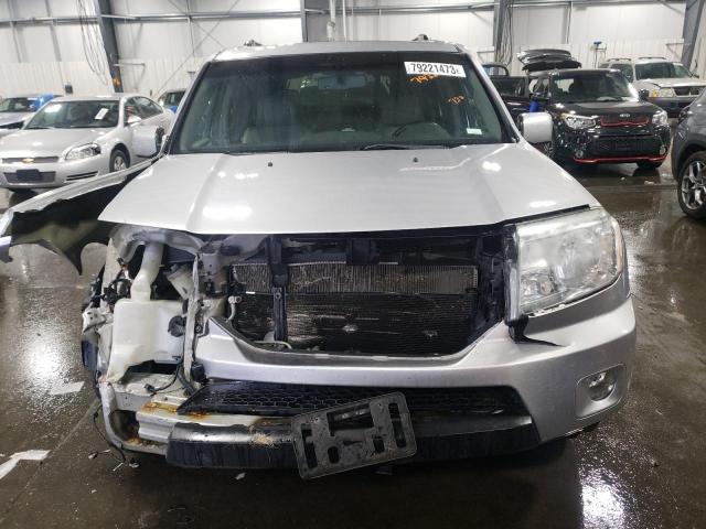 5FNYF4H56AB017705 - 2010 HONDA PILOT EXL SILVER photo 5