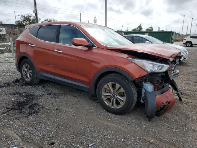 5XYZT3LB5GG345400 - 2016 HYUNDAI SANTA FE S ORANGE photo 4