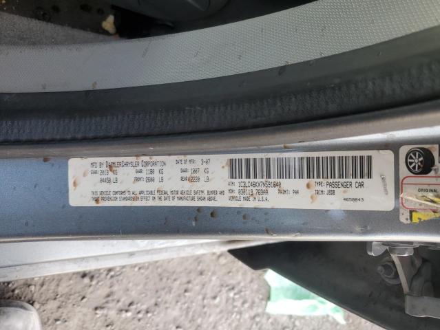 1C3LC46KX7N591640 - 2007 CHRYSLER SEBRING GRAY photo 12