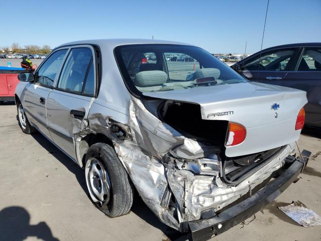 1Y1SK5286YZ427950 - 2000 CHEVROLET GEO PRIZM BASE SILVER photo 2