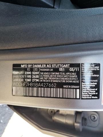 WDDHF7HB5BA427662 - 2011 MERCEDES-BENZ E 63 AMG SILVER photo 12