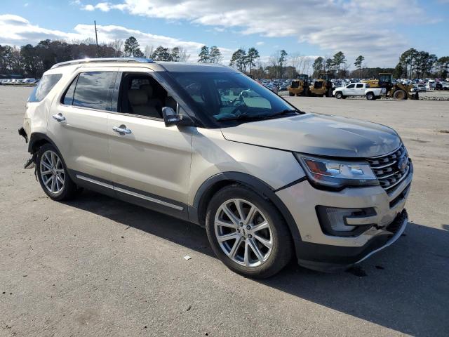 1FM5K7F82HGC99043 - 2017 FORD EXPLORER LIMITED GOLD photo 4