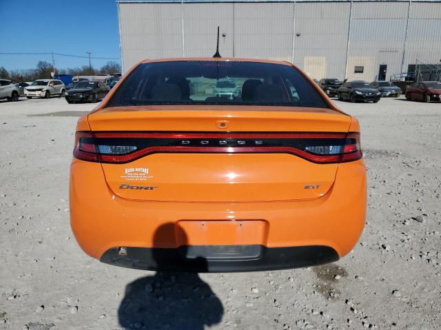 1C3CDFBAXDD171335 - 2013 DODGE DART SXT ORANGE photo 6