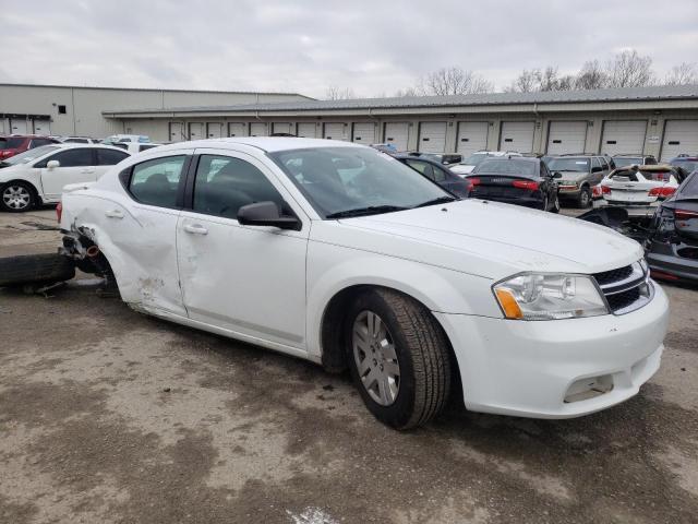 1C3CDZAB1CN173172 - 2012 DODGE AVENGER SE WHITE photo 4