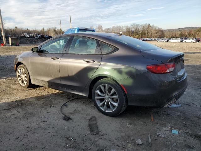 1C3CCCDG7GN139542 - 2016 CHRYSLER 200 S GRAY photo 2