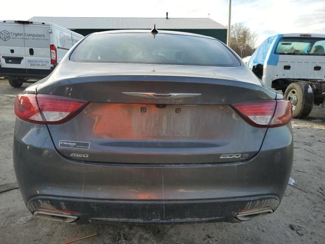 1C3CCCDG7GN139542 - 2016 CHRYSLER 200 S GRAY photo 6