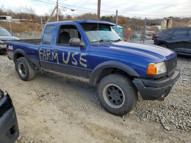 1FTZR45E93TA42226 - 2003 FORD RANGER SUPER CAB BLUE photo 4