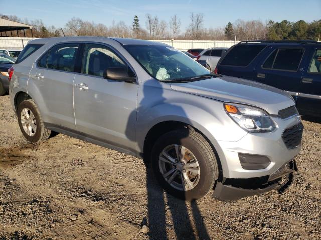 2GNALBEKXH1610173 - 2017 CHEVROLET EQUINOX LS SILVER photo 4