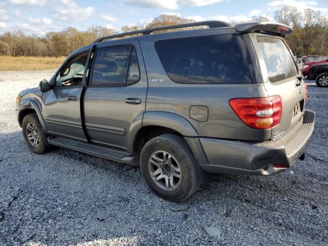 5TDZT38A34S214013 - 2004 TOYOTA SEQUOIA LIMITED GRAY photo 2