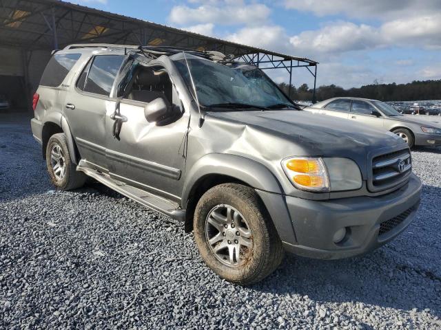 5TDZT38A34S214013 - 2004 TOYOTA SEQUOIA LIMITED GRAY photo 4