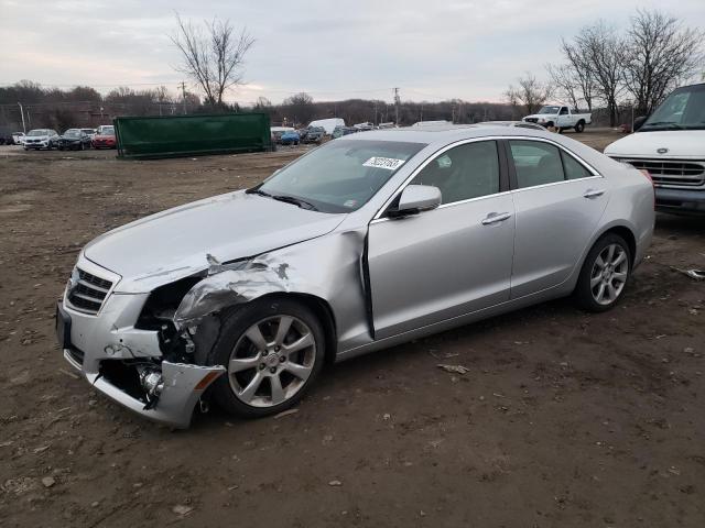 1G6AH5R39D0114319 - 2013 CADILLAC ATS LUXURY SILVER photo 1