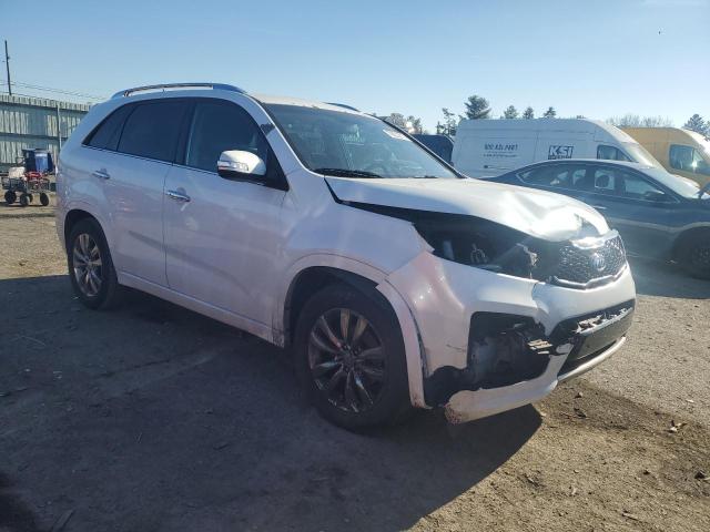 5XYKW4A23BG104378 - 2011 KIA SORENTO SX WHITE photo 4