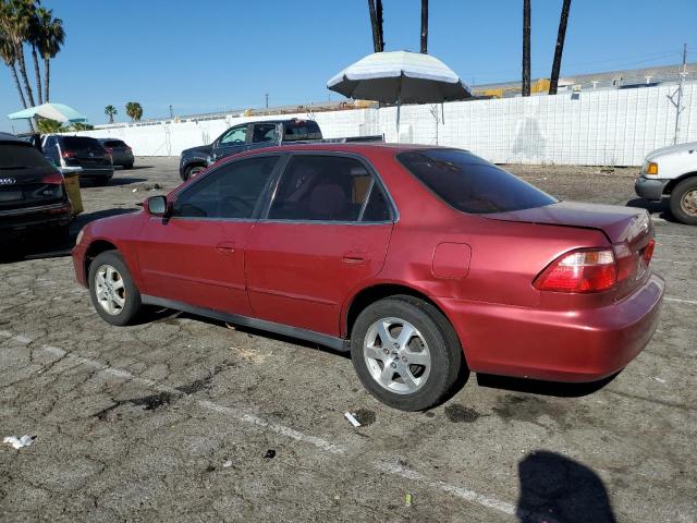 JHMCG669XYC021691 - 2000 HONDA ACCORD SE RED photo 2