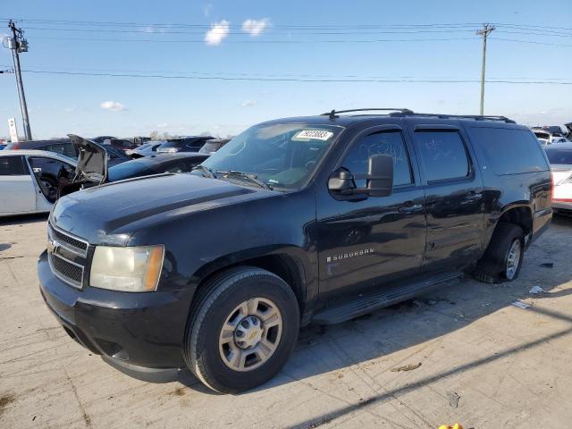 3GNGK26K78G160386 - 2008 CHEVROLET SUBURBAN K2500 BLACK photo 1