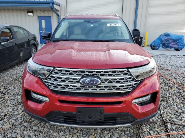 1FMSK8FH3LGC14809 - 2020 FORD EXPLORER LIMITED BURGUNDY photo 5