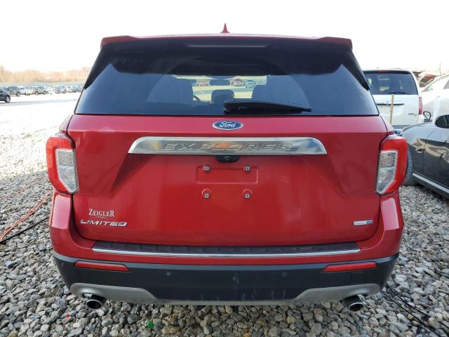 1FMSK8FH3LGC14809 - 2020 FORD EXPLORER LIMITED BURGUNDY photo 6