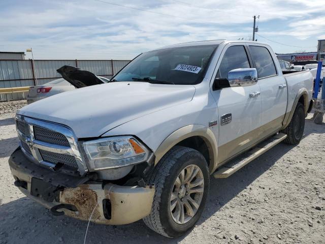 1C6RR6PT0ES100750 - 2014 RAM 1500 LONGHORN WHITE photo 1