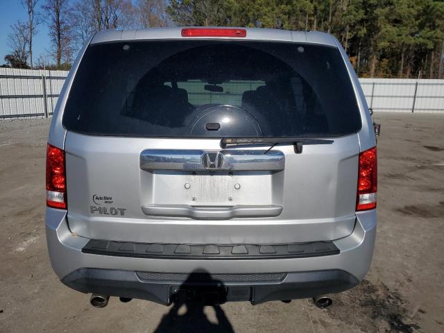 5FNYF3H53EB017595 - 2014 HONDA PILOT EXL SILVER photo 6