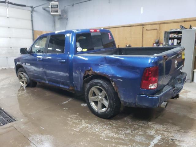 1D3HV13T89S792746 - 2009 DODGE RAM 1500 BLUE photo 2