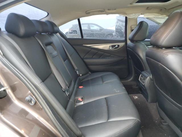 JN1BV7ARXFM392344 - 2015 INFINITI Q50 BASE BROWN photo 10