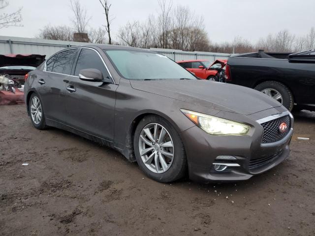 JN1BV7ARXFM392344 - 2015 INFINITI Q50 BASE BROWN photo 4