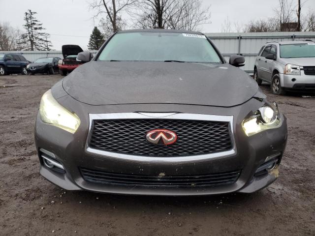 JN1BV7ARXFM392344 - 2015 INFINITI Q50 BASE BROWN photo 5