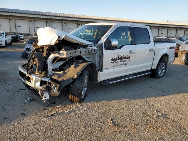 1FTEW1EG8GFC38444 - 2016 FORD F150 SUPERCREW WHITE photo 1