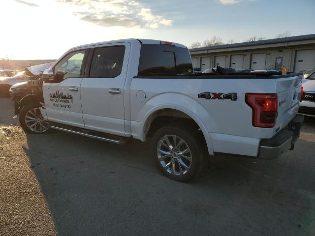 1FTEW1EG8GFC38444 - 2016 FORD F150 SUPERCREW WHITE photo 2