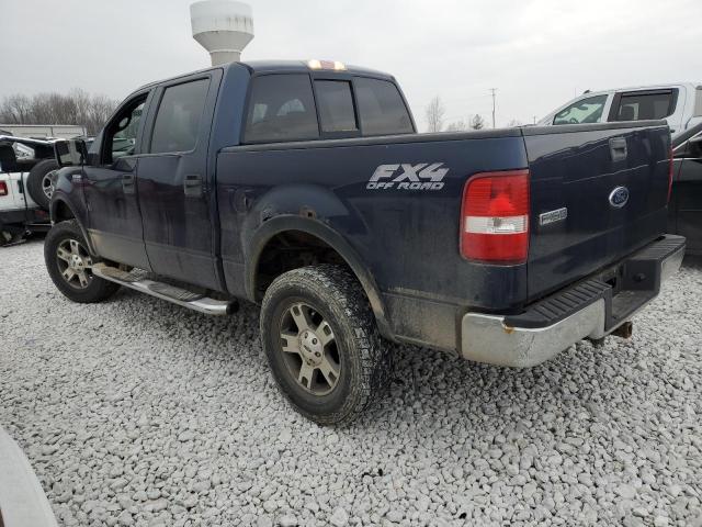 1FTPW145X5FA73731 - 2005 FORD F150 SUPERCREW BLUE photo 2