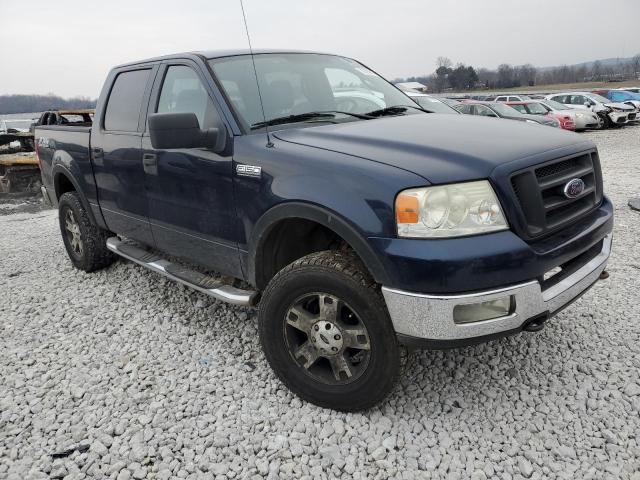 1FTPW145X5FA73731 - 2005 FORD F150 SUPERCREW BLUE photo 4