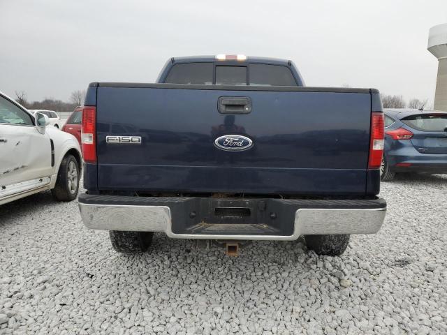 1FTPW145X5FA73731 - 2005 FORD F150 SUPERCREW BLUE photo 6