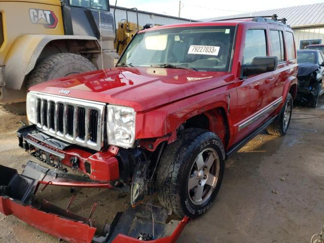 1J4RG4GKXAC127639 - 2010 JEEP COMMANDER SPORT BURGUNDY photo 1