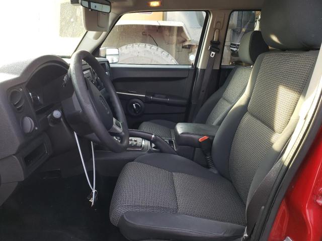 1J4RG4GKXAC127639 - 2010 JEEP COMMANDER SPORT ბურგუნდია ფოტო 7