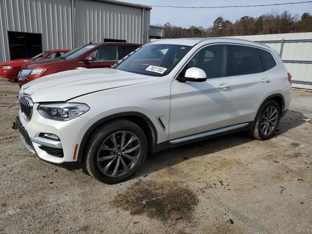 5UXTR7C58KLF30478 - 2019 BMW X3 SDRIVE30I WHITE photo 1