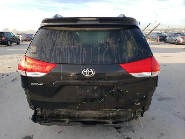 5TDKK3DC2ES488347 - 2014 TOYOTA SIENNA LE BLACK photo 6