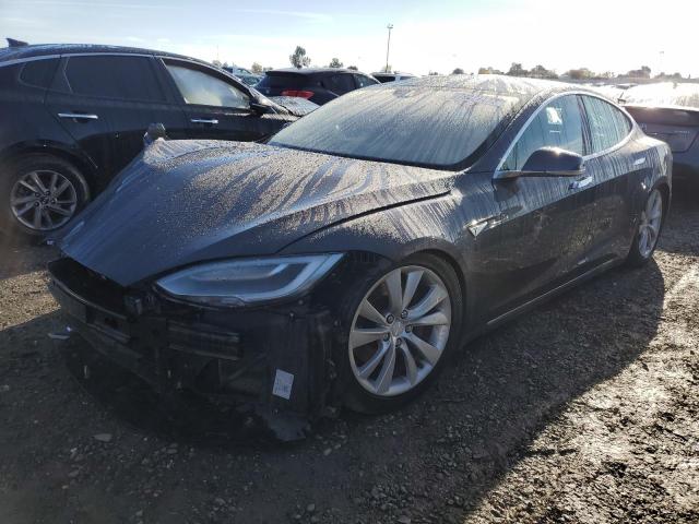 5YJSA1E10GF158444 - 2016 TESLA MODEL S ნაცრისფერი ფოტო 1