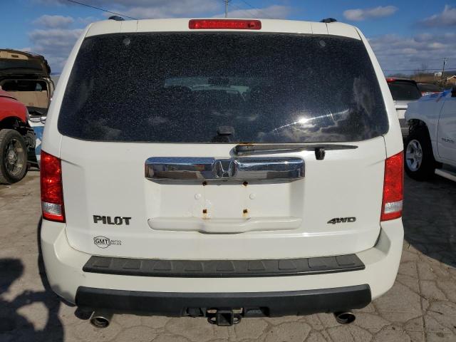 5FNYF4H59BB503555 - 2011 HONDA PILOT EXL WHITE photo 6