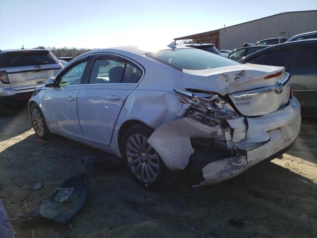 2G4GN5EC8B9181188 - 2011 BUICK REGAL CXL WHITE photo 2