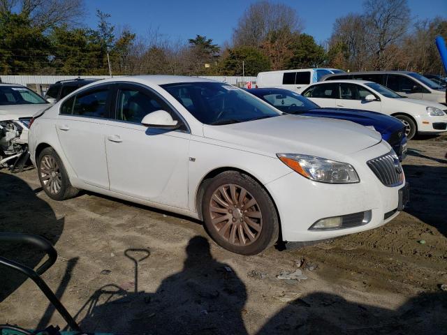 2G4GN5EC8B9181188 - 2011 BUICK REGAL CXL WHITE photo 4