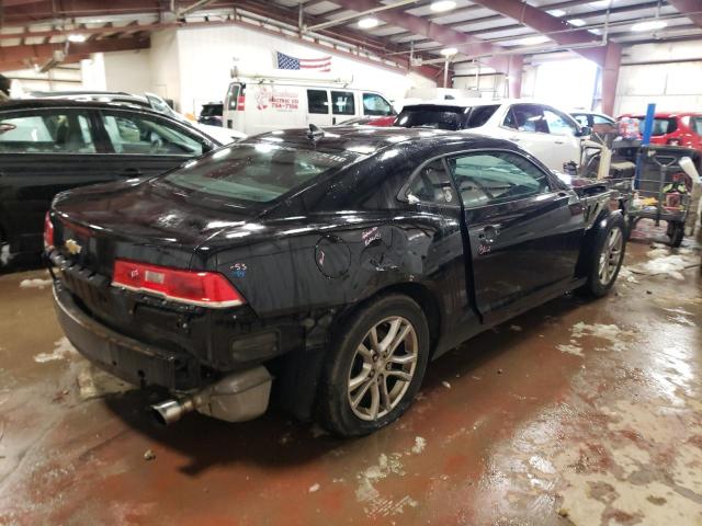 2G1FA1E35E9138185 - 2014 CHEVROLET CAMARO LS BLACK photo 3