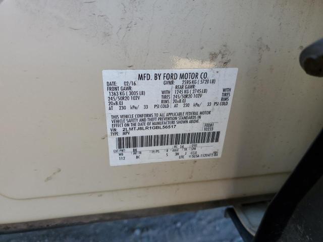 2LMTJ8LR1GBL56517 - 2016 LINCOLN MKX RESERVE 银色 照片 12