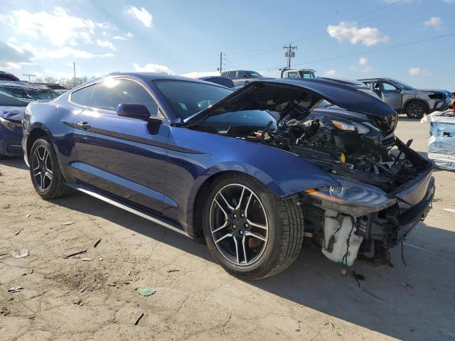 1FA6P8TH5J5156907 - 2018 FORD MUSTANG BLUE photo 4