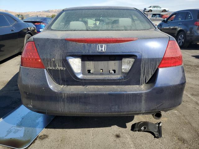 1HGCM56357A106045 - 2007 HONDA ACCORD SE BLUE photo 6