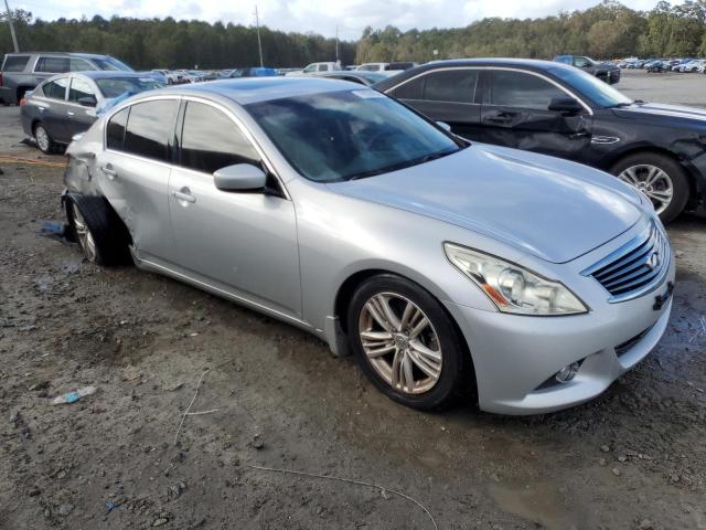 JN1CV6AP0CM933619 - 2012 INFINITI G37 BASE SILVER photo 4