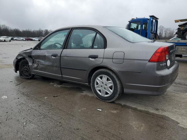 2HGES16355H583175 - 2005 HONDA CIVIC DX VP GRAY photo 2
