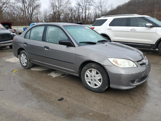 2HGES16355H583175 - 2005 HONDA CIVIC DX VP GRAY photo 4