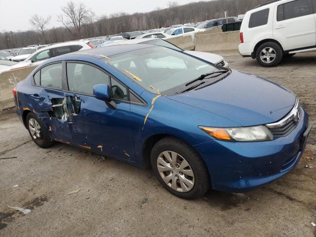 2HGFB2F59CH537518 - 2012 HONDA CIVIC LX BLUE photo 4