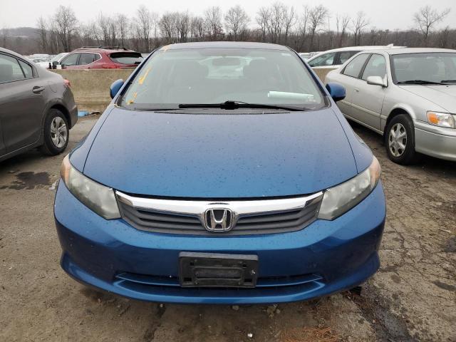 2HGFB2F59CH537518 - 2012 HONDA CIVIC LX BLUE photo 5