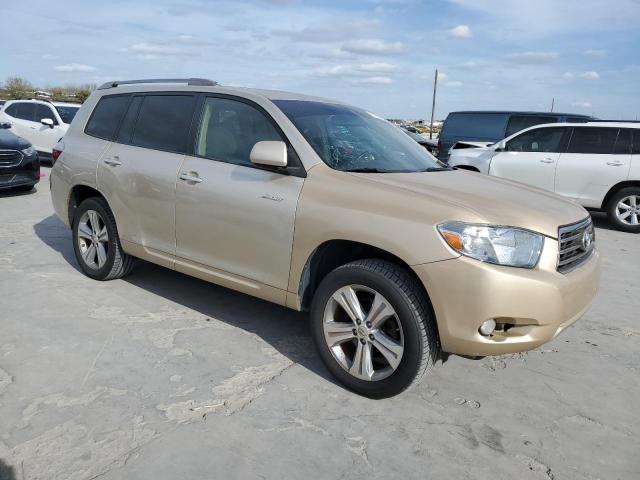 JTEES43A882069347 - 2008 TOYOTA HIGHLANDER SPORT TAN photo 4