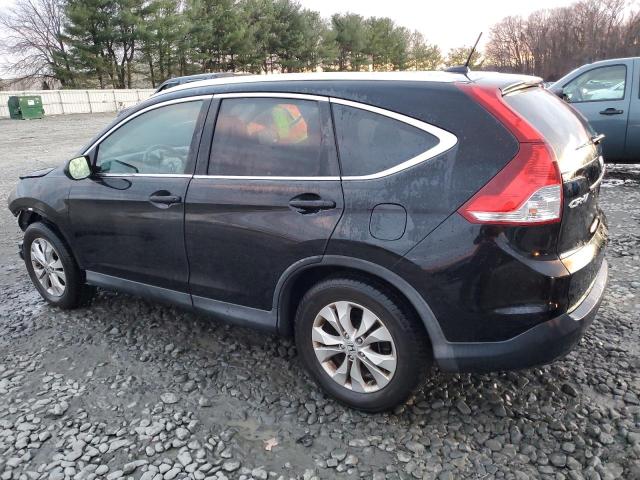 2HKRM4H76DH662680 - 2013 HONDA CR-V EXL BLACK photo 2